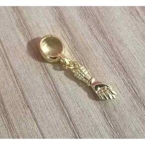 Berloque Pingente Figa Folheado Ouro 18K Lindissimo
