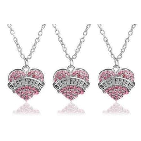 Colar Amizade Best Friends Melhores Amigas - 3 Peças - B64