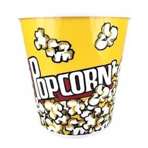 Balde Para Pipoca Popcorn 1 Litro (1000g) Cinema Em Casa