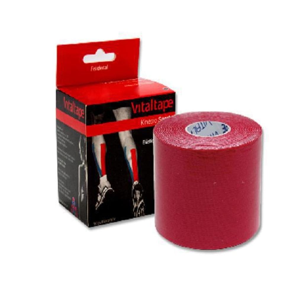 Bandagem kinesiology tape sports rosa 5cm x 5m - fisiovital