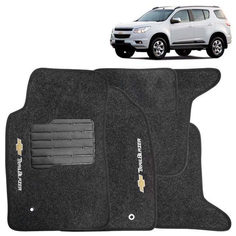 Tapete automotivo carpete forração gm trailblazer