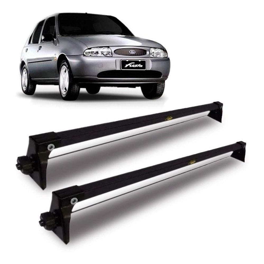 Bagageiro rack teto vhip ford fiesta 1996 até 2002