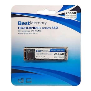 Ssd 256gb Best Memory Highlander Series, M.2 Nvme 2280 Pcie Gen3x4, Leitura 2000mb-s, Grav. 1200mb-s