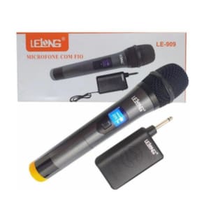 Microfone locutor le-909 sem fio profissional de igrejas