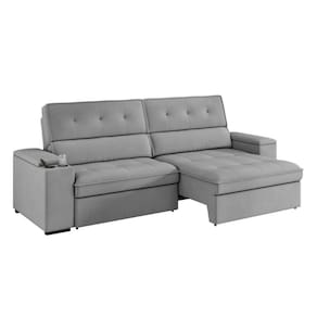 Sofá 3 Lugares Retrátil e Reclinável 230cm Multimóveis CR45243