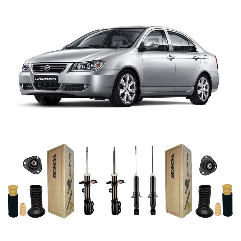 Amortecedores coxim lifan  + kit