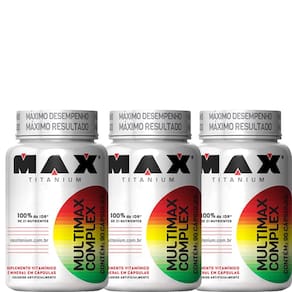 Kit 3x Multimax Complex - 90 Cápsulas Cada - Max Titanium
