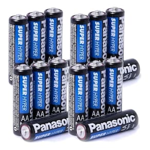 Pilha palito aaa 16un + aa 16un panasonic comum  kit