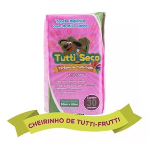 Tapete Higienico Pet Para Caes Tutti Seco 80x60 30unidades