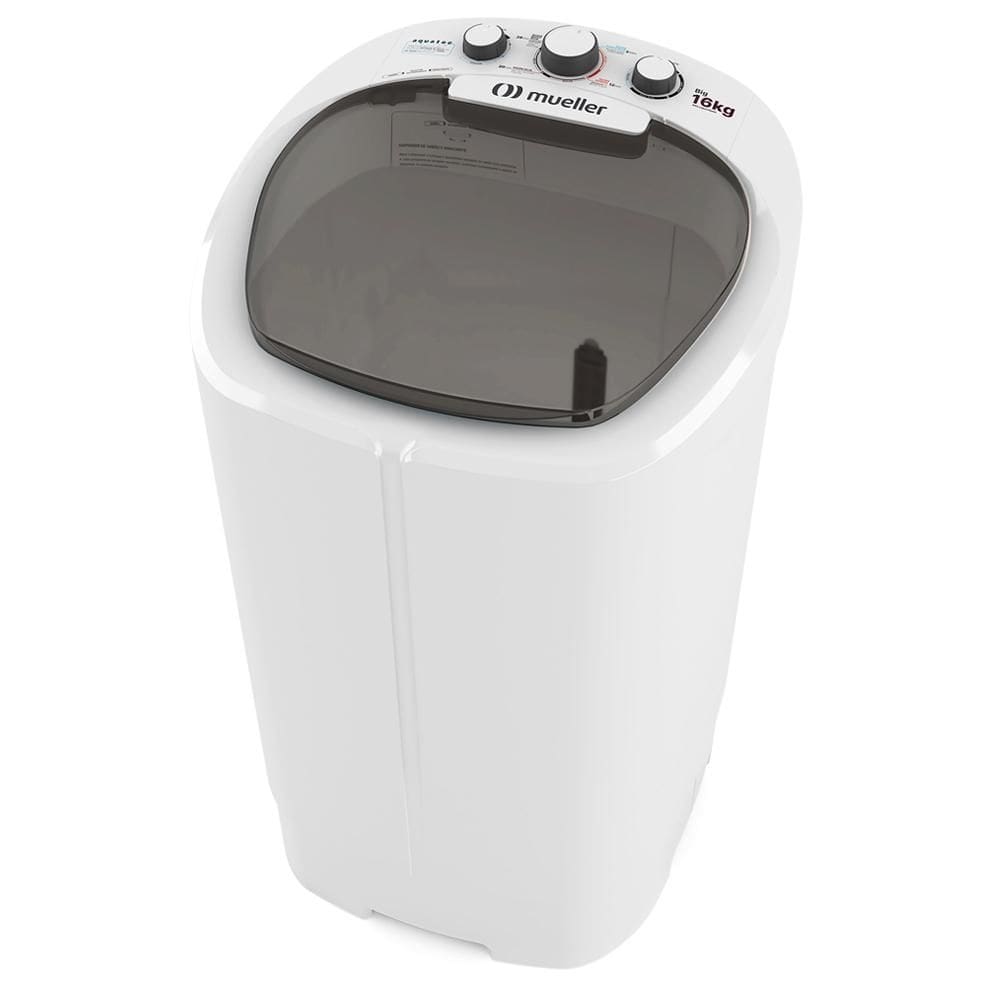 Tanquinho de Lavar Roupa Mueller Big 16 kg Aquatec Não Transborda Branco