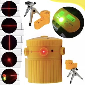 Nível laser trena vertical com tripé piso teto giratório