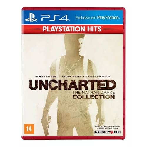 Imagem do produto Uncharted The Nathan Drake Collection Hits PS4 - Físico em Ponto Frio