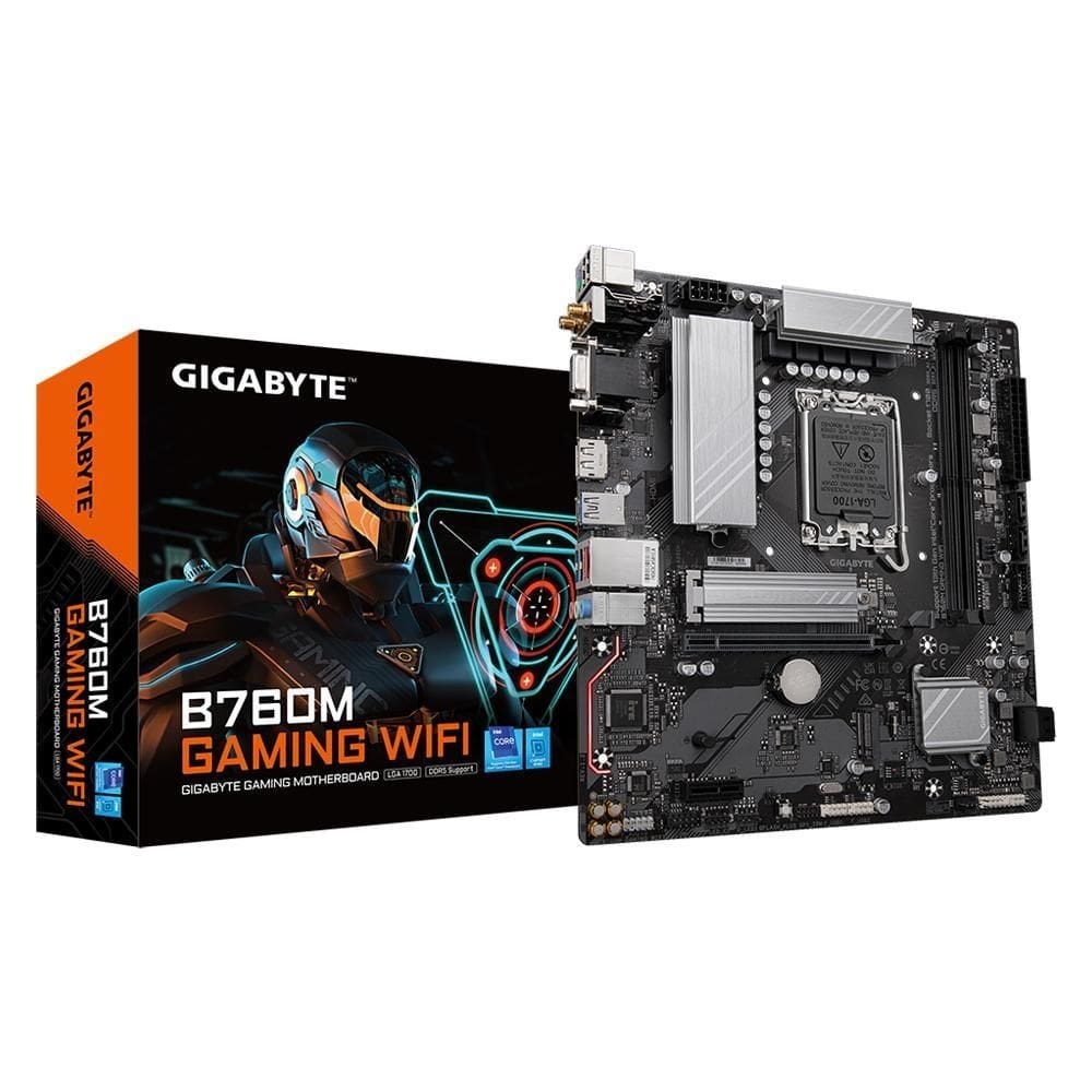 Placa Mãe Gigabyte B760M Gaming Wifi Intel Lga 1700 Ddr5