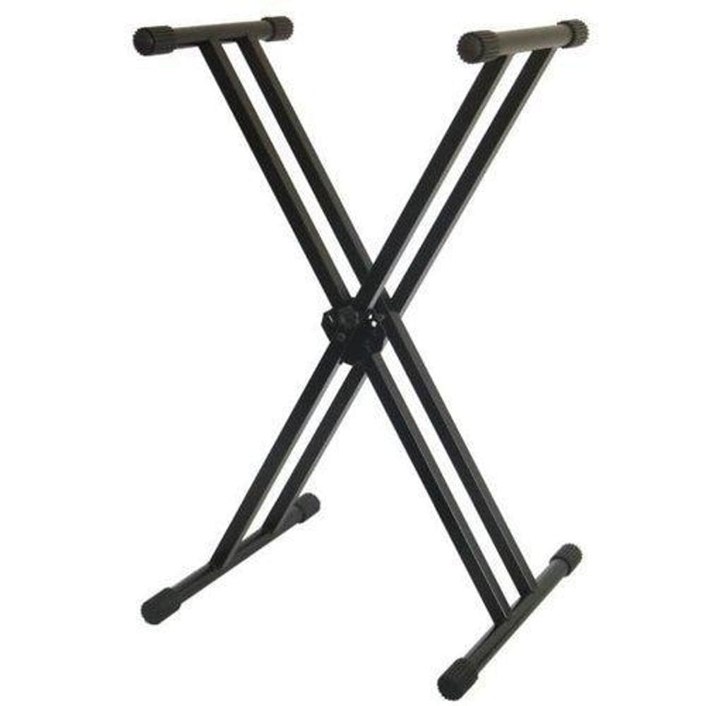 Suporte Duplo Saty Para Teclado Em X Duplo 2040 Saty
