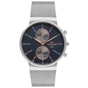 Relógio Technos Slim Vd36Ab/1A Prata Masculino