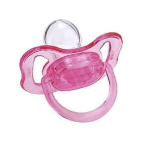 Chupeta Kuka Color Bico Silicone Orto Rosa N-2