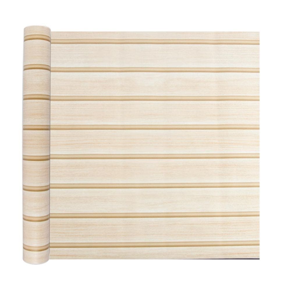 Papel adesivo madeira ripada freixo 10m efeito 3d