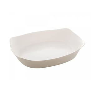 Refratário de Vidro Opalino Carine White 34cm x 25cm x 7,5cm - Lyor