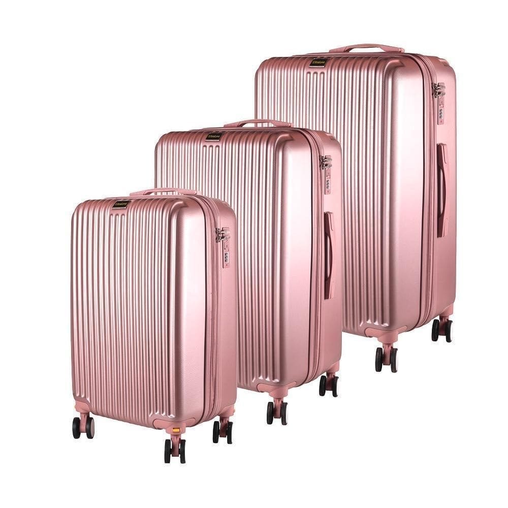 Conjunto 3 Malas 35Kg + 23Kg + 10Kg Expansível Rose Style