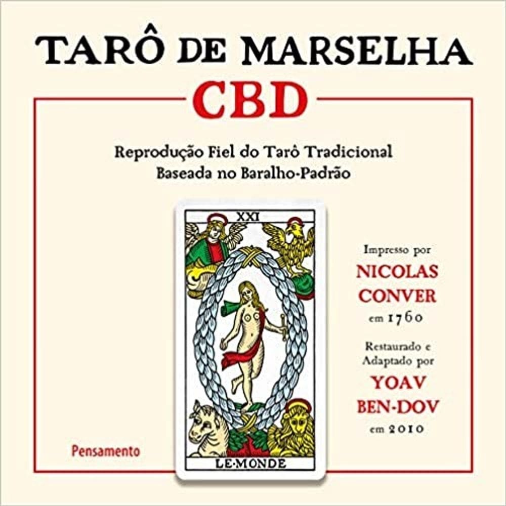 Tarô de Marselha Cbd: Reprodução Fiel do Tarô Tradicional Baseada no Baralh