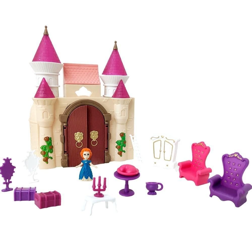 Castelo Sonho De Princesa Acessórios Era Uma Vez 15 Peças