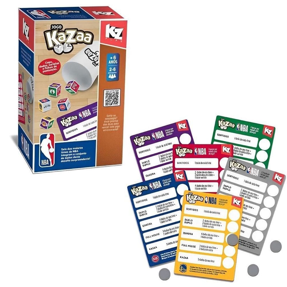 Jogo De Dados Basquete Kazaa Desafio Nba Kz Play 1257 Elka