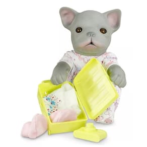 Bebê Pet Reborn Bulldog Malinha E Acessórios 5850 - Roma
