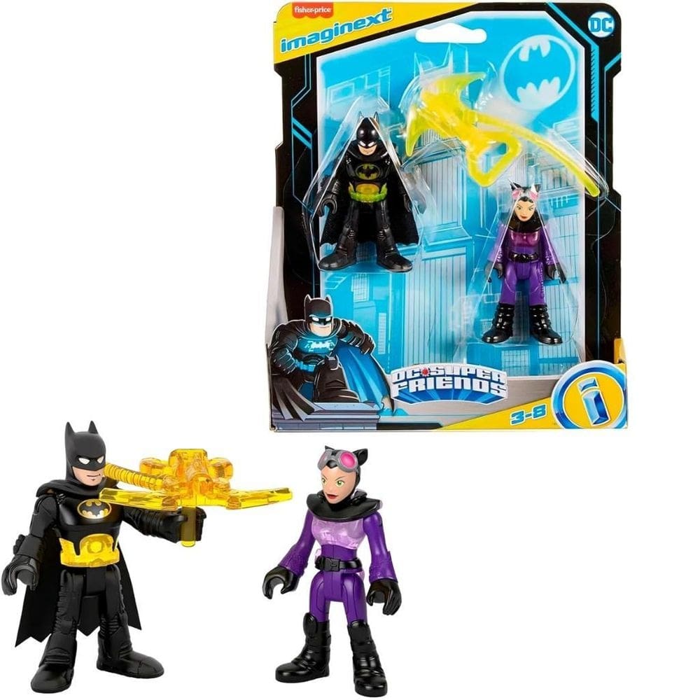 Mini Figuras Imaginext Batman Mulher Gato M5645 Fisher Price