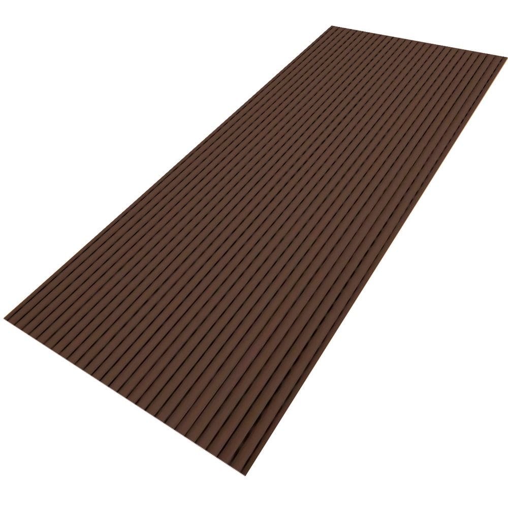 Passadeira Emborrachado Antiderrapante 4 Metrosx45cm Marrom