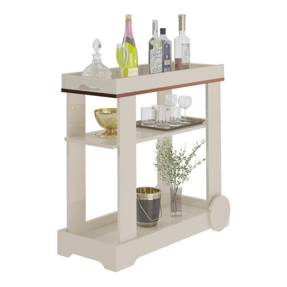 Carrinho Bar Multimóveis Cr50078 Off White Off White