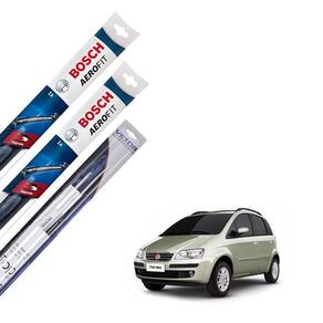 Kit palheta limpador parabrisa fiat idea 2006 2007 2008 2009