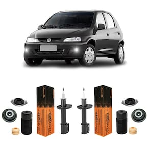 Amortecedores com kit batente dianteiro celta 2000 01 02 03