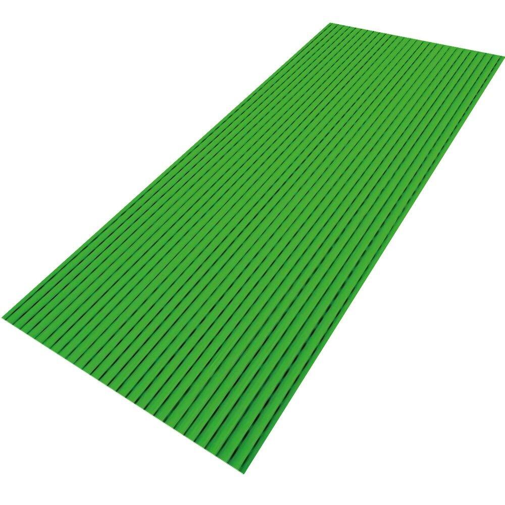 Passadeira Emborrachada Antiderrapante 5 metros x 45cm Verde