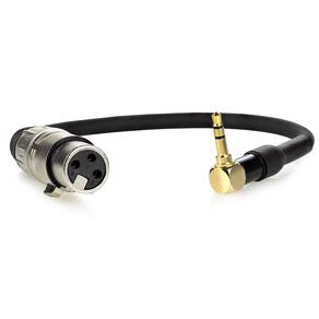 Cabo p2 estereo 90 graus para xlr femea - 8 mt