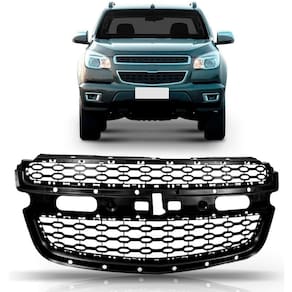 Grade radiador s10 2012 2013 2014 2015 interna preta