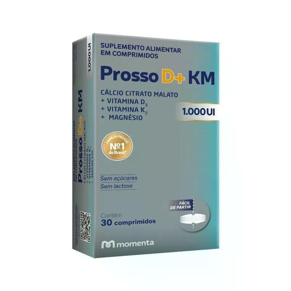 Prosso d+ km 1.000ui com 30 comprimidos