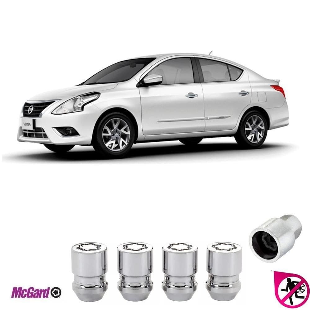 Kit porca antifurto roda nissan versa 2012 a 2023