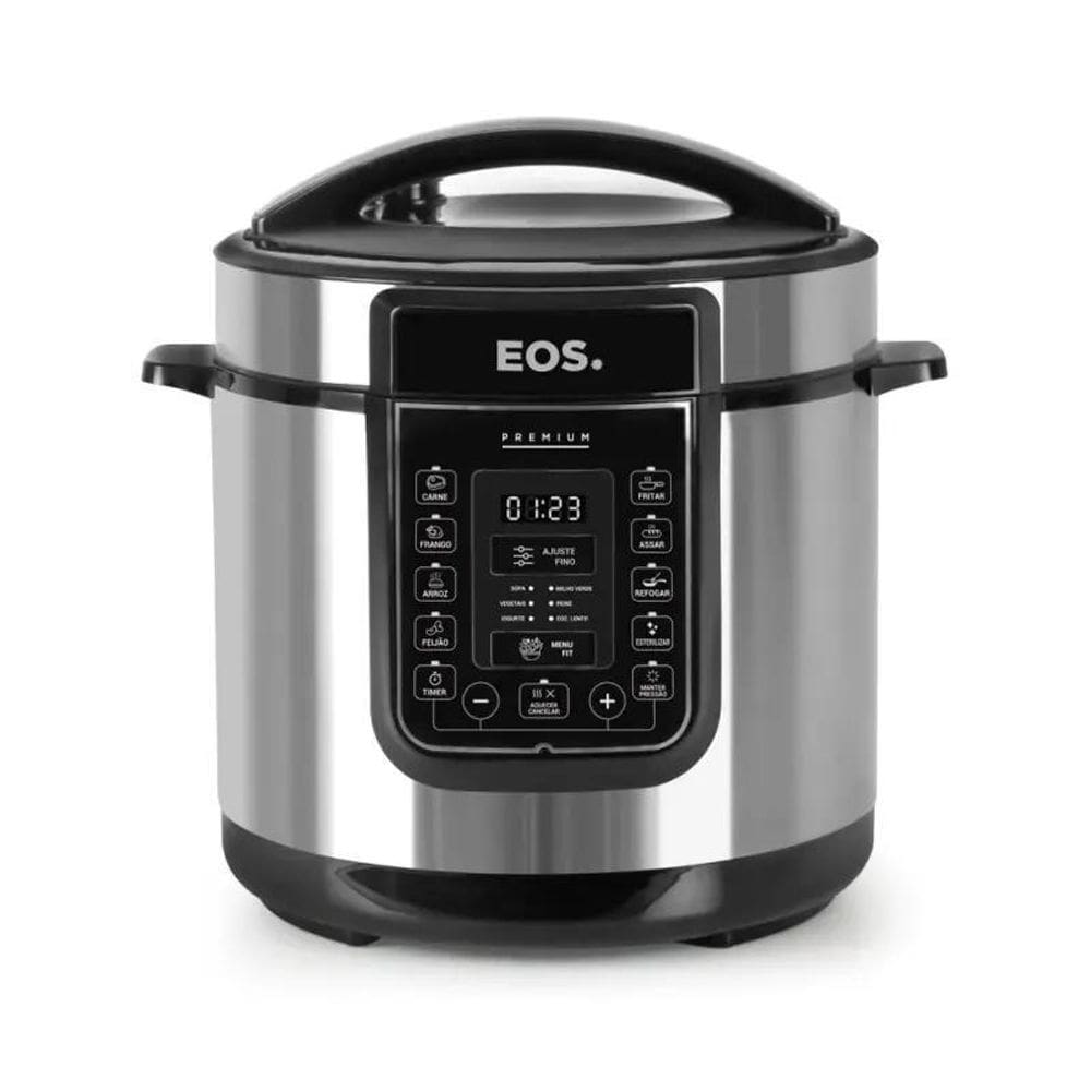 Panela De Pressão Elétrica Eos Multi Digital 6L Inox 110V