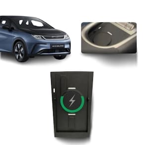 Carregador Veicular Sem Fio Para Byd Dolphin 2023/24 Preto