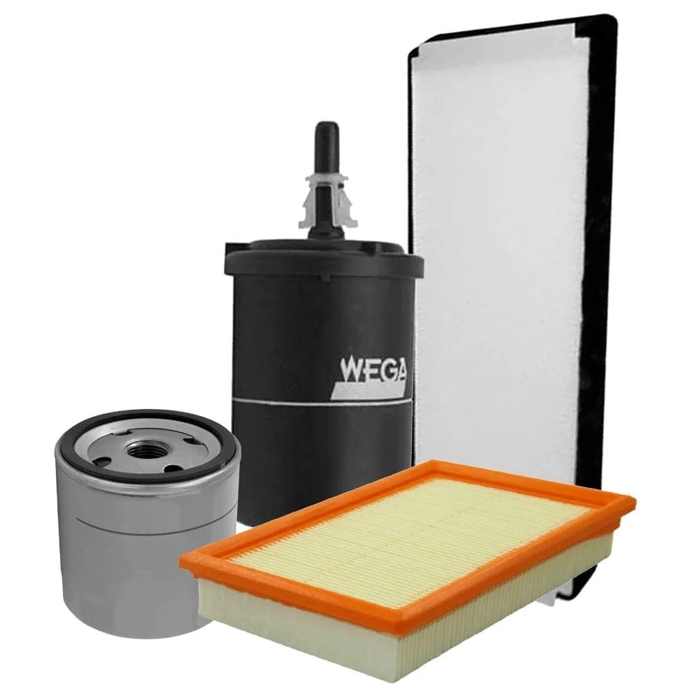 Kit Troca de Filtros Celta Prisma 1.0 1.4 Wega WKL184