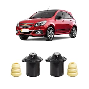 Par batente coifa dianteiro chevrolet agile 2011 2012 2013