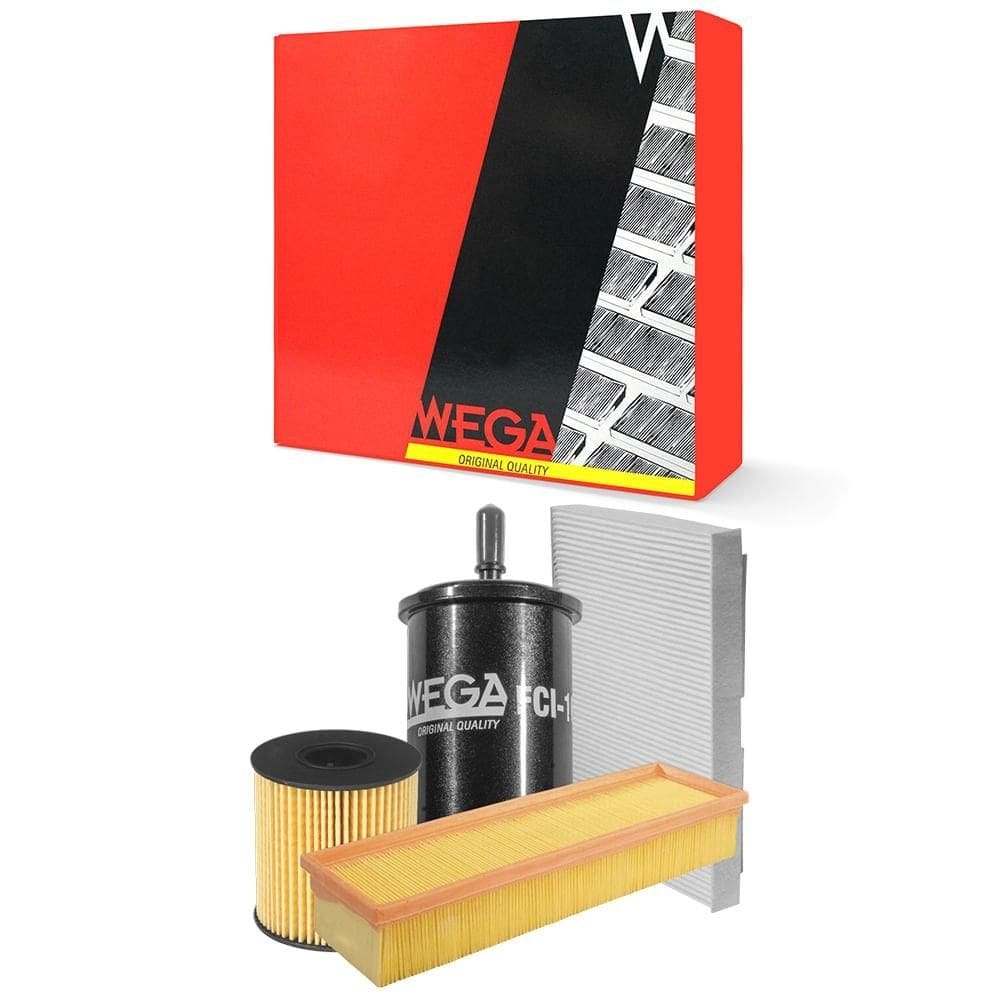 Kit Troca de Filtros Aircross 1.6 C3 1.4 1.6 Flex Wega