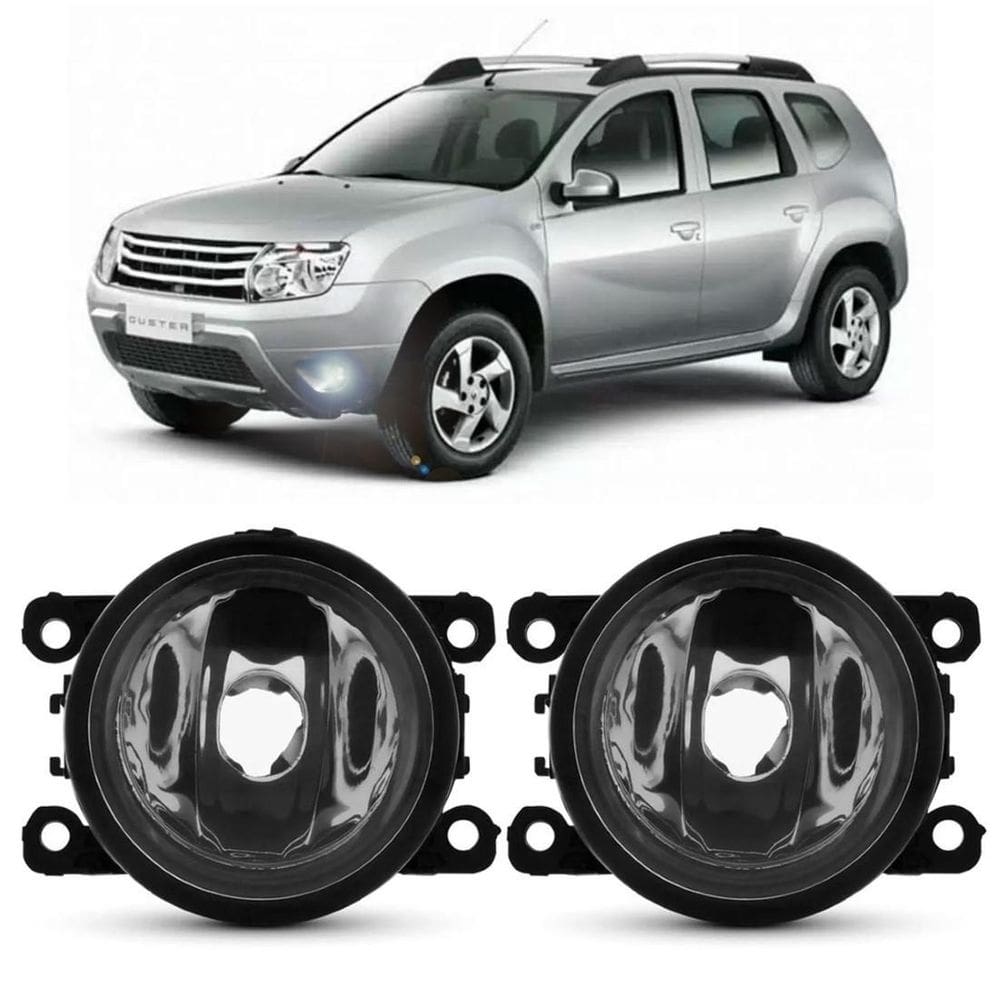 Par farol milha auxiliar duster 2014 2015 2016