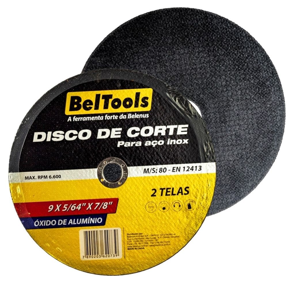 Disco de Corte 9 x 7/8 Aço Inox Beltools