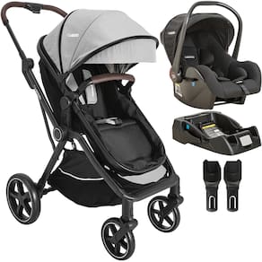 Carrinho de Bebe com Bebe Conforto e Base Kiddo Nomad Grafite