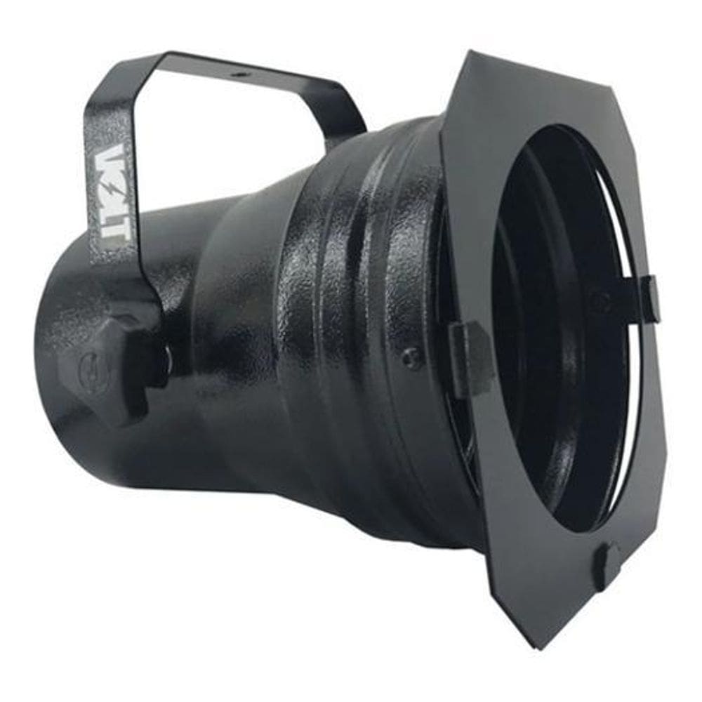 Refletor Caneca Para Par 38 Com Porta Gelatina Preto