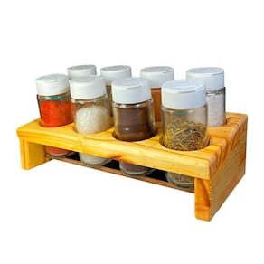 Porta temperos pisa 8 potes com tampa dosadora dupla 100ml