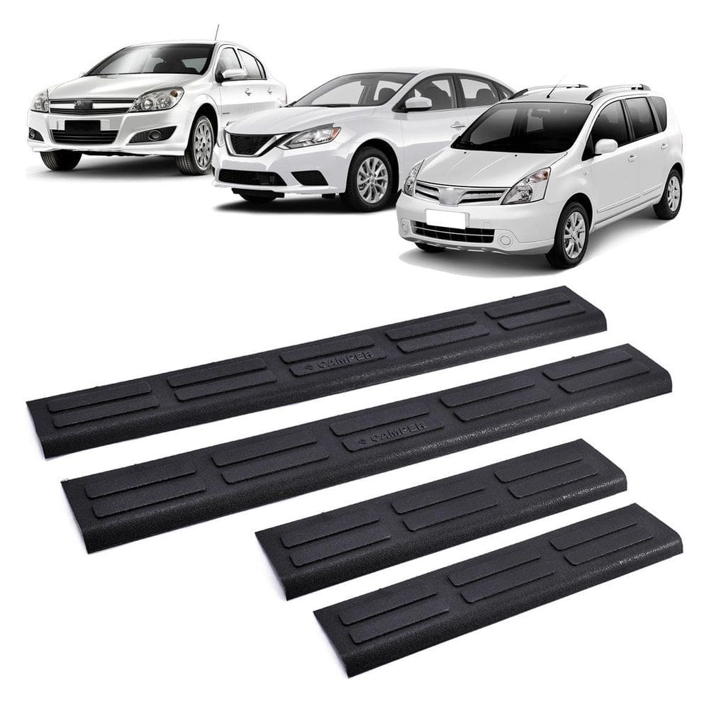 Soleira porta plástico injetado preto vectra 2011