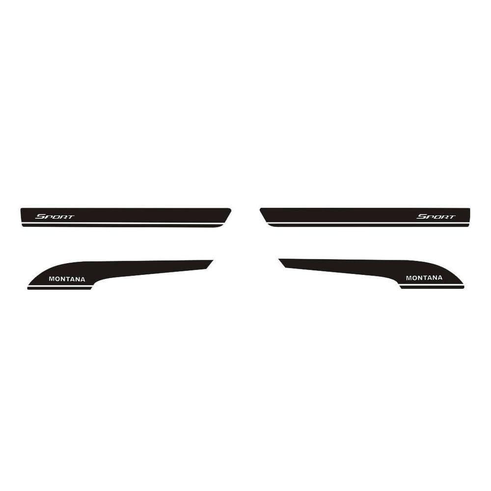 Adesivo lateral nova montana sport ms faixa fita colante