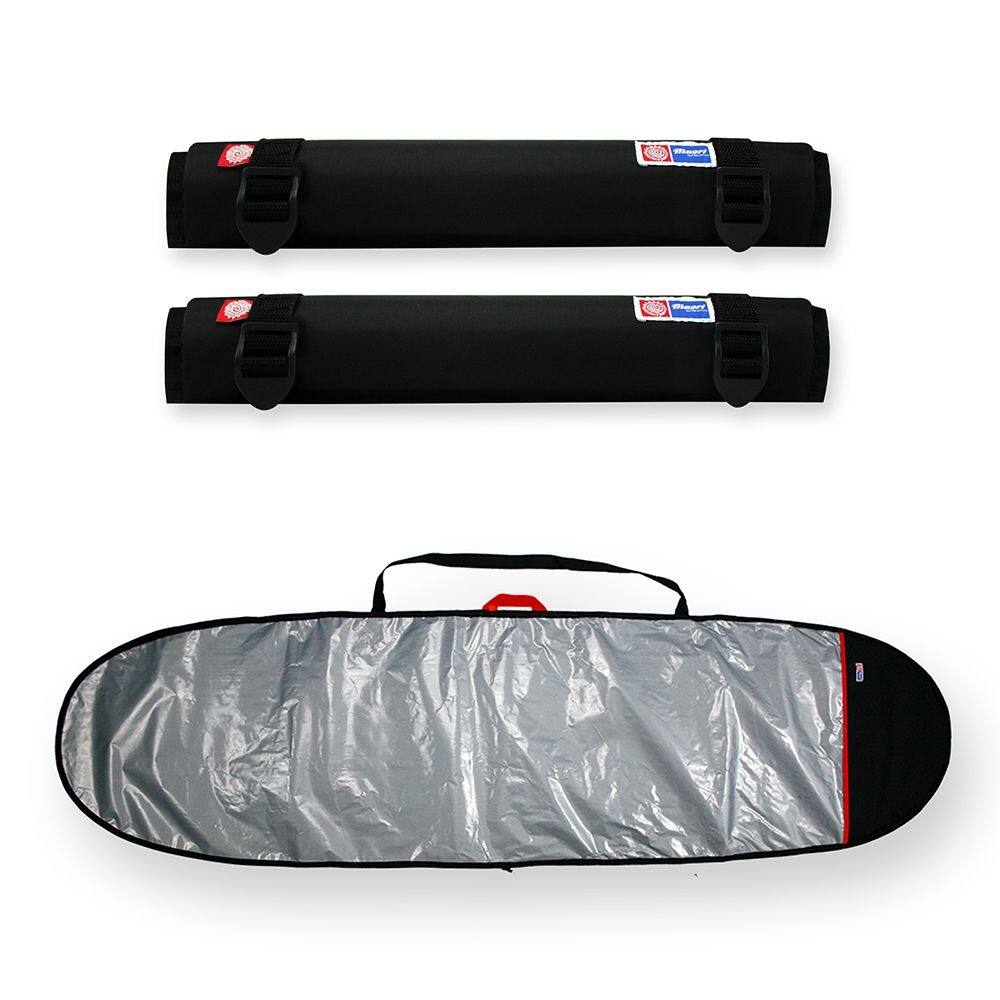 Capa prancha longboard refletiva 9`5-9`8 com tubo espuma